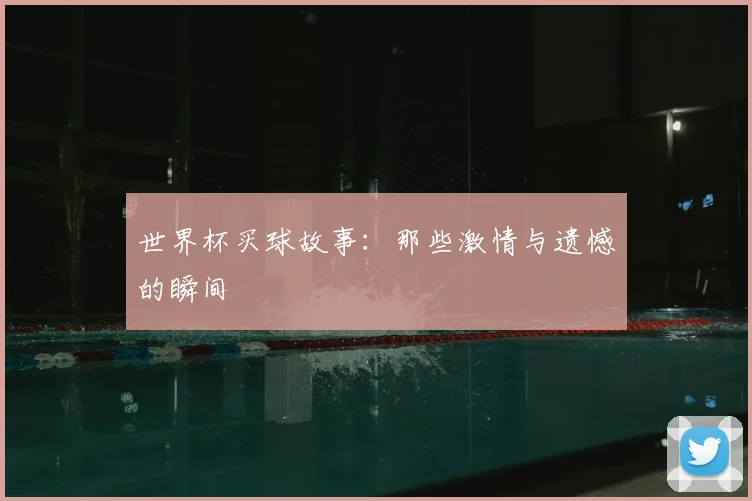 世界杯买球故事:那些激情与遗憾的瞬间