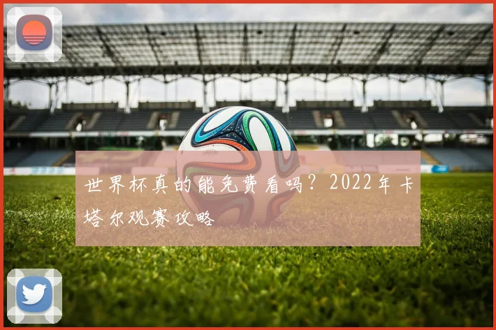 世界杯真的能免费看吗？2022年卡塔尔观赛攻略